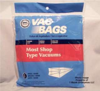Shop Vac 1 Gal Bags For ShopVac Type of Vacuums 5 Pk  