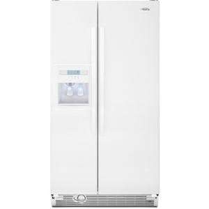  Whirlpool 25.1 Cu. Ft. Side by Side Refrigerator (Color White 