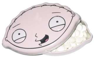 FAMILY GUY STEWIE PEPPERMINTS CANDY IN TIN CASE MIP  