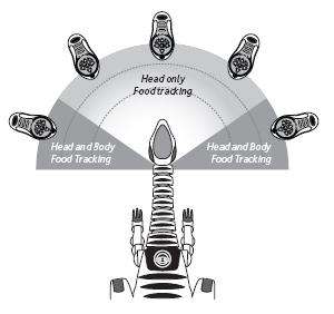 The Roboreptile comes with a remote control and a hood accessory