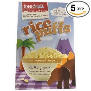 Freedom Foods Rice Puffs, 10 Ounce Boxes (Pack of 5)  