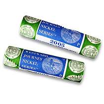 COIN LOT OF 30   2005 OCEAN VIEW NICKEL 2 ROLL 4W8  