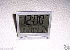   LCD screen table clock with time, calendar, temperature, alarm