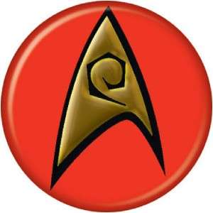 Button Pin Badge Star Trek Engineering Insignia AB23  