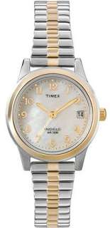 Timex Womens T2M826 Classic Silver Tone Expansion Band Stainless 