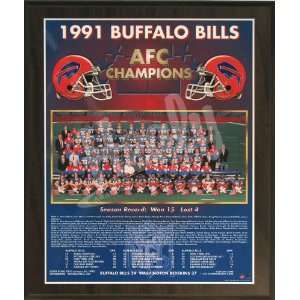  1991 Buffalo Bills NFL Football AFC Championship 11x13 
