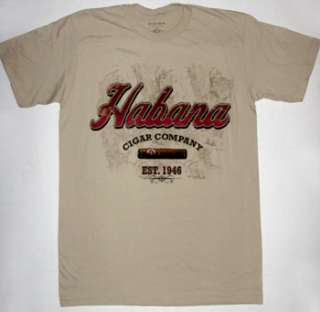 Habana Cigar Tobacco Graphic Memorabilia T Shirt Small  