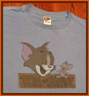 Tom And Jerry Cartoon T Shirt XL  