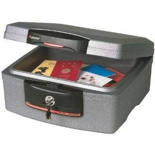   H2300 0.36 Cubic Foot Fire Safe Waterproof Chest, Silver Gray