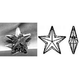   Star With Lazer Logo Etched 50mm # 8815 50 Set of 10pc