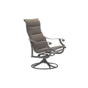   Swivel Rocker Patio Dining Chair Textured Shell Patio, Lawn & Garden