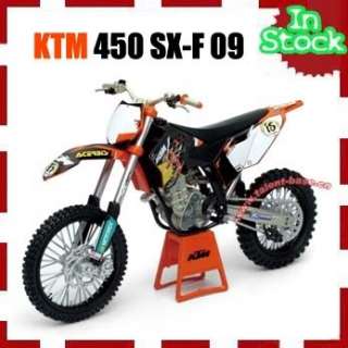 12 KTM 450 EXC 09 Motor Bike Motorcycle Model Diecast  