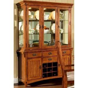  Craftsman Buffet With Hutch   Somerton Furniture