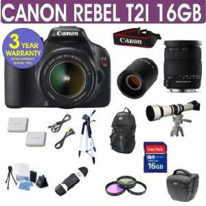  Canon Rebel T2i + Sigma 18 200mm OS Lens + 650 1300mm Lens 