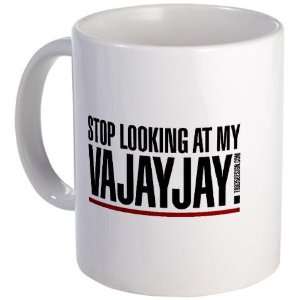   Looking At My Vajayjay Pregnant Mug by 