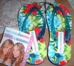 MARY KATE & ASHLEY Sandals FLIP FLOPS 11 12 NEW Shoes  