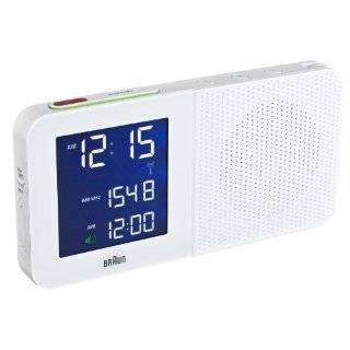 Braun BNC010WH RC Digital Alarm Clock Radio White