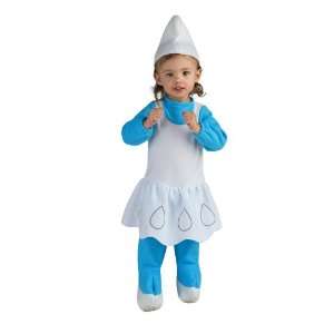  Baby Smurfette Costume Size Newborn to 6 Months 