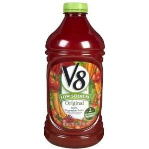 V8 Vegetable Juice Low Sodium, 64 oz  Grocery & Gourmet 