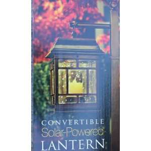 Outdoor Convertible Solar powered Lantern with 3 Mounting 