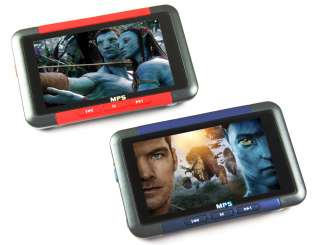 TFT LCD 8GB  MP4 MP5 RMVB Video Photo Player Red Blue  