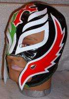 WWE REY MYSTERIO Kids/ Youth Black/Green LEATHER Mask  