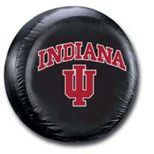 Indiana Hoosiers NCAA Black Spare Tire Cover  Sports 