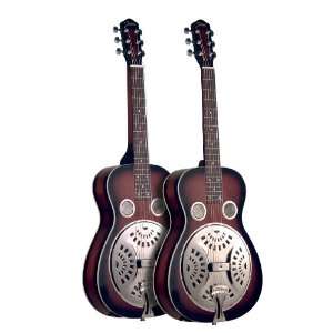   Blues Resonator Vintage Sunburst Neck Style Square Neck Electronics