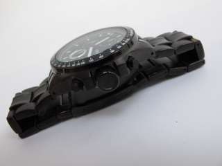   10 ATM Stainless Steel Black Chronograph Watch Model CH 2601  