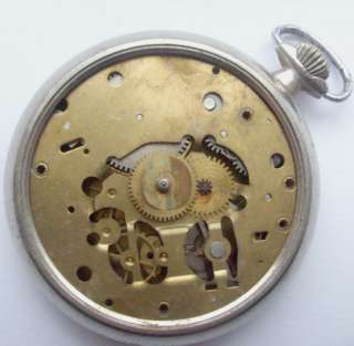   VINTAGE GERMAN POCKET MECHANICAL WATCH KIENZLE movement Parts repair