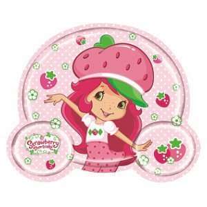  Strawberry Shortcake Birthday Party Supplies   Kids Plate 