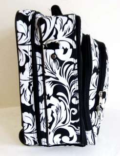 16 Computer/Laptop Briefcase Rolling Wheel Padded Travel Bag White 