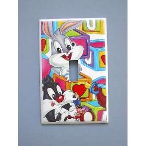   Tunes Bugs Bunny Sylvester the Cat Single Switch Plate switchplate #1