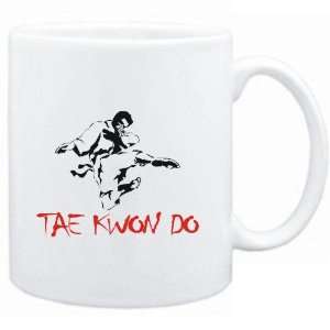  Mug White  Tae Kwon Do Silhouette Sports Sports 