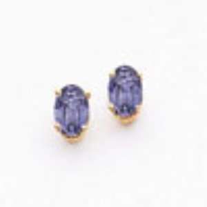  14k Gold Tanzanite Earrings Jewelry