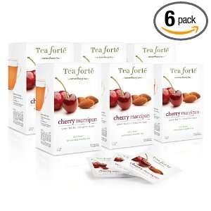 Tea Forte Skin Smart   Cherry Marzipan 96 Eco Teabags   Six Boxes   16 