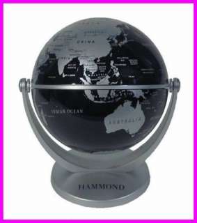 Hammond World Atlas Tilt & Swivel Blue and Silver Desktop Mini 