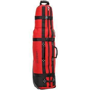  Club Glove Burst Proof 2 Wheeled Travel Covers Red Sports 