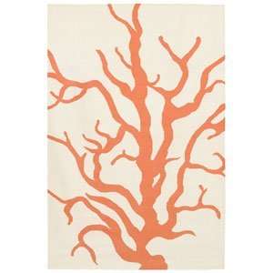  Coral Rug by Thomas Paul   Cream/Orange