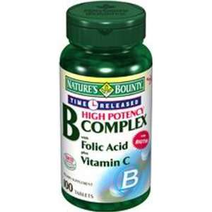  530 Vitamin B Complex Time Release Plus C Tablets 100 Per 