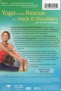 YOGA TO THE RESCUE FOR NECK & SHOULDERS DVD NEW SEALED THERAPY WORKOUT 