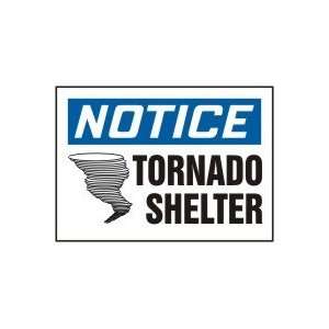  Sign,10x14,tornado Shelter   ACCUFORM 