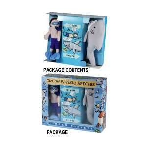  Diver vs Shark Finger Puppets Toys & Games