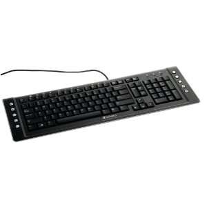  Verbatim USB Keyboard with Vista Keys USB   Black 