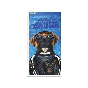  Harley Davidson® Velour Towel Dogs Day 30 x 60