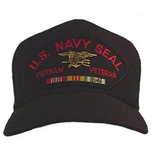    NEW U.S. Navy Seals Vietnam Veteran Cap w/ Ribbons 
