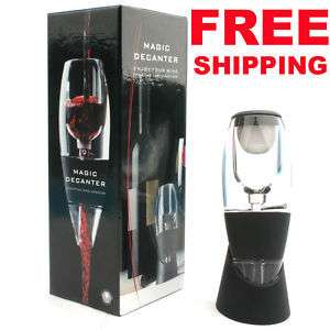 Magic Decanter Red Wine Aerator Base,Filter And Bag Inc  