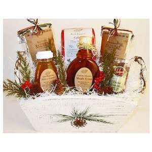 Wisconsin Woods Holiday Basket Gift  Grocery & Gourmet 